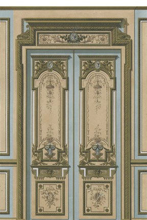 Framed Palace Doors I Print