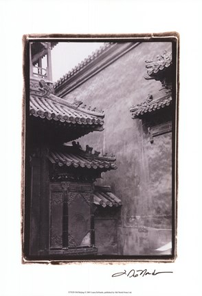 Framed Old Beijing Print