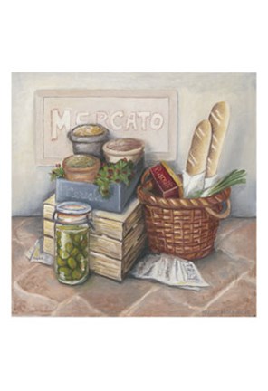 Framed Mercato II Print