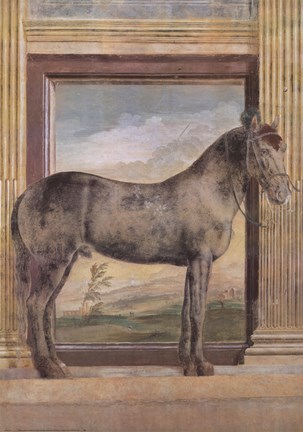 Framed Mantua Fresco II Print