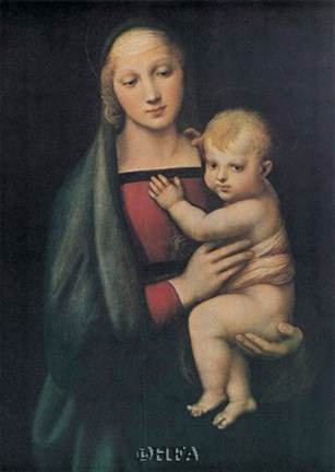 Framed Madonna Del Granduca Print