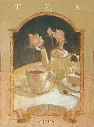 Framed Tea Garden Print
