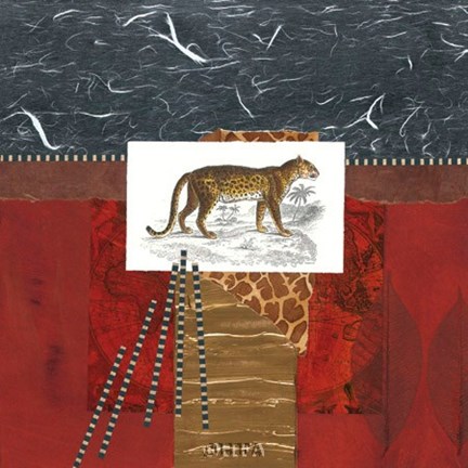 Framed Savannah Leopard Print