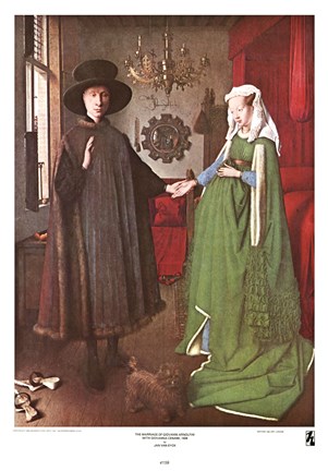Framed Marriage of Giovanni Arnolfini Print