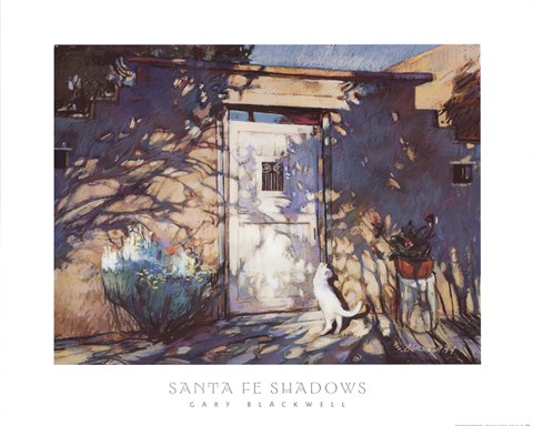 Framed Santa Fe Shadows Print
