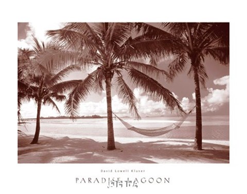 Framed Paradise Lagoon Print