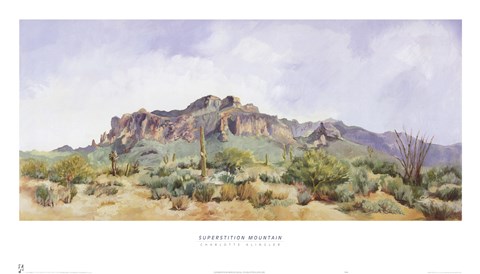 Framed Superstition Mountain Print