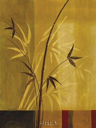 Framed Bamboo Impressions I Print