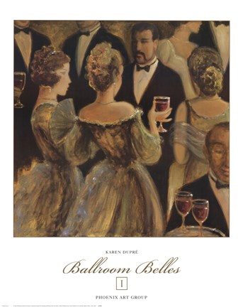 Framed Ballroom Belles I Print