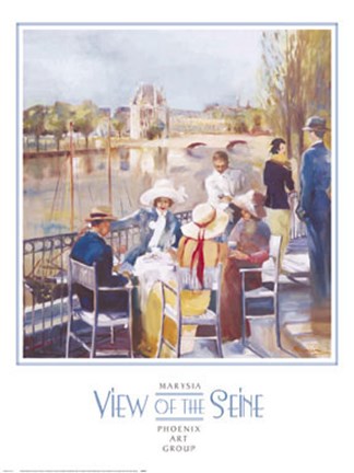 Framed View of the Seine Print