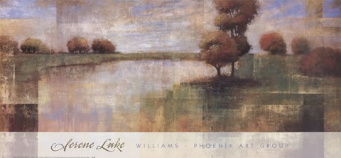 Framed Serene Lake Print