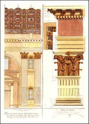 Framed Basilica Vaticana Print