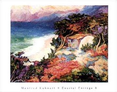 Framed Coastal Cottage II Print