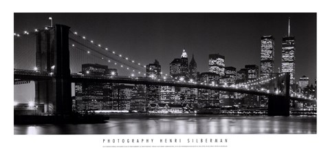 Framed Brooklyn Bridge Print