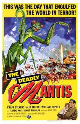 Framed Deadly Mantis Print