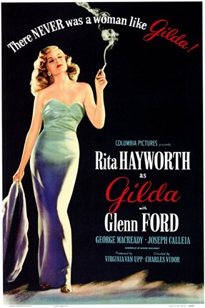 Framed There Was Never a Woman Like Gilda Print
