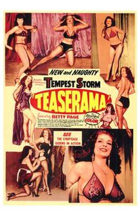 Framed Teaserama, c.1955 Print
