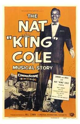 Framed Nat King Cole Musical Story Print