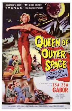 Framed Queen of Outer Space Print