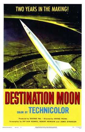 Framed Destination Moon Print