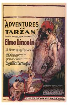 Framed Adventures of Tarzan, c.1921 - style A Print
