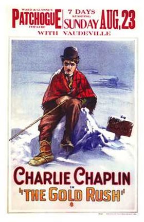 Framed Gold Rush Charlie Chaplin Print