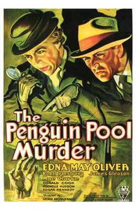 Framed Penguin Pool Murder Print