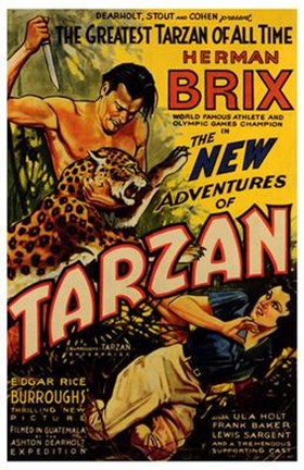 Framed New Adventures of Tarzan, c.1935 - style A Print
