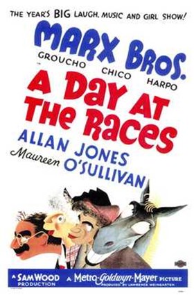Framed Day At the Races - Marx Bros. Print