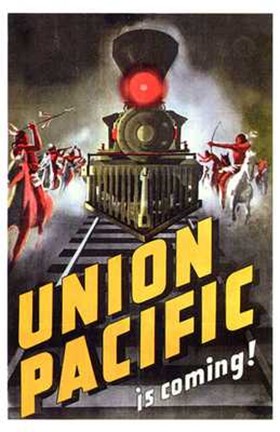 Framed Union Pacific Print