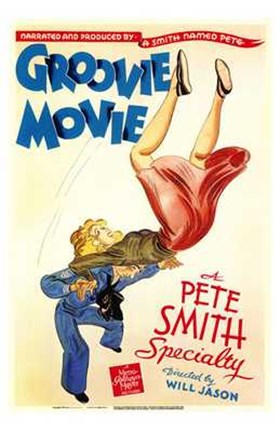 Framed Groovie Movie Print