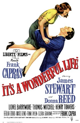 Framed It&#39;s a Wonderful Life Frank Capra - Liberty Films Print