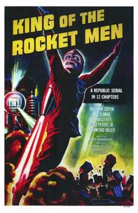 Framed King of the Rocket Men Print