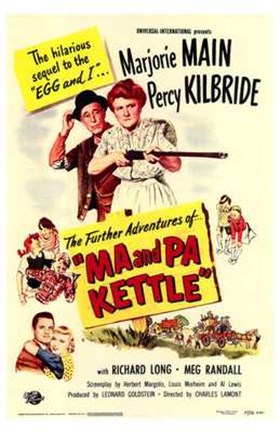 Framed Ma Pa Kettle Print