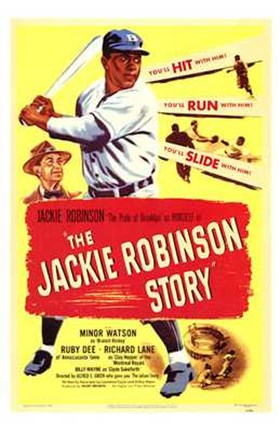 Framed Jackie Robinson Story Print