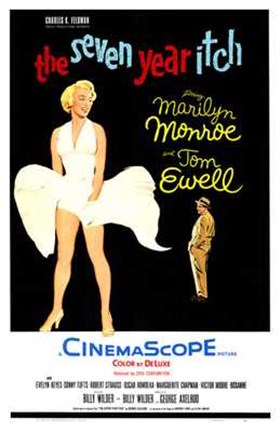 Framed Seven Year Itch - style B, c.1955 Print