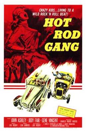 Framed Hot Rod Gang Print
