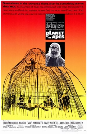 Framed Planet of the Apes Cave Print