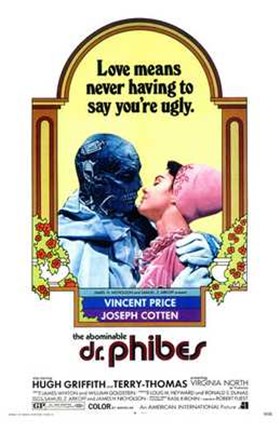 Framed Abominable Dr Phibes Print