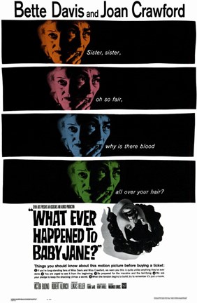Framed Whatever Happened to Baby Jane - faces Print