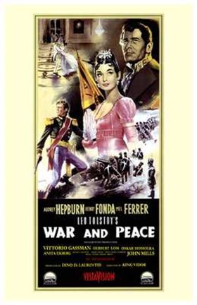 Framed War and Peace - tall Print