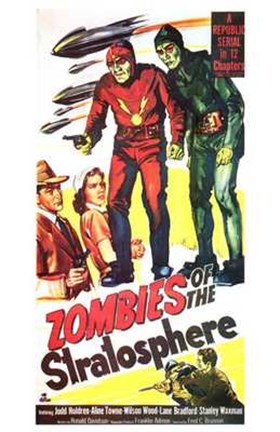 Framed Zombies of the Stratosphere Movie Poster Print