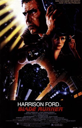 Framed Blade Runner Harrison Ford Print