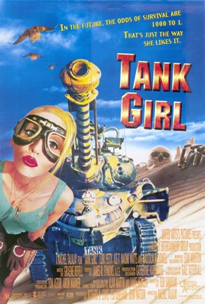 Framed Tank Girl Film Print