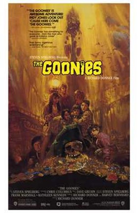 Framed Goonies - Scared Print