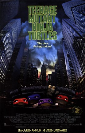 Framed Teenage Mutant Ninja Turtles: the Movie Print