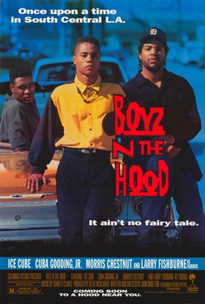 Framed Boyz N the Hood Print