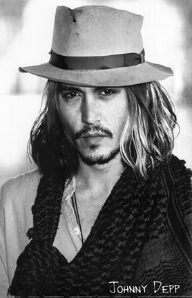 Framed Johnny Depp Print