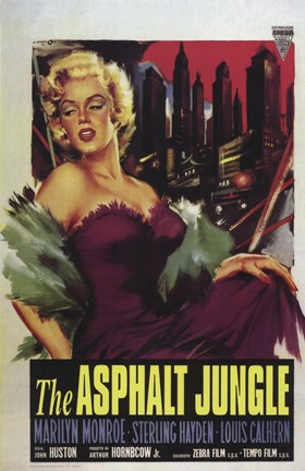 Framed Asphalt Jungle, c.1950 - style A Print