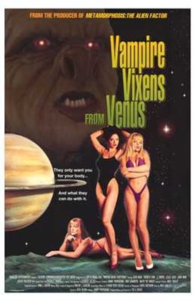 Framed Vampire Vixens from Venus Print
